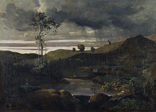Campagne de Rome en hiver, 1830, Jean-Baptiste Camille Corot