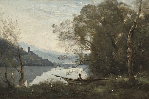 Souvenir d’Italie, 1861, Jean-Baptiste Camille Corot