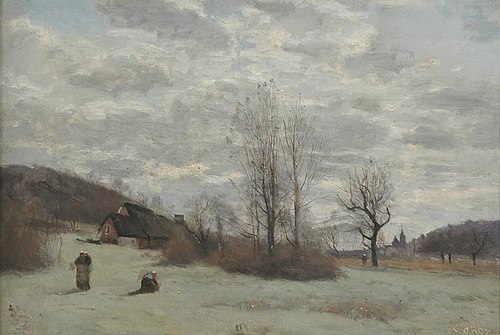 Plaine des environs de Beauvais du côté du faubourg Saint-Jean, 1865, Jean-Baptiste Camille Corot