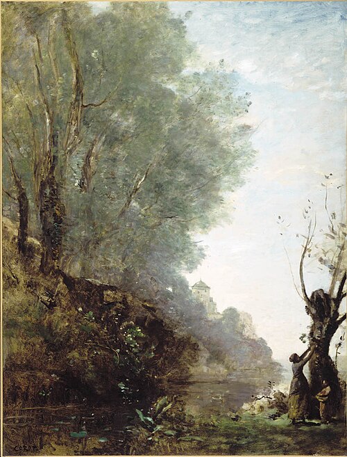 L'île heureuse, 1866, Jean-Baptiste Camille Corot