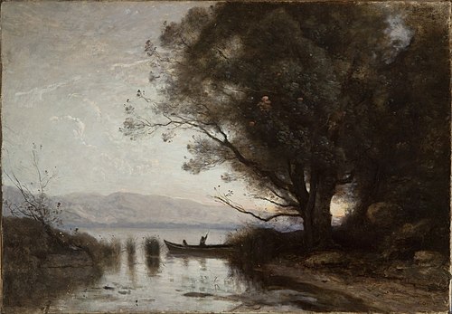 Souvenir de Riva, 1866, Jean-Baptiste Camille Corot