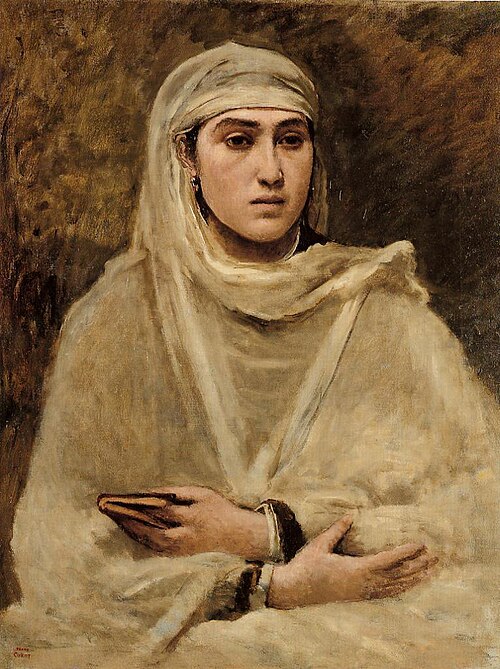 L’Algérienne, 1870, Jean-Baptiste Camille Corot