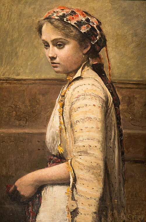 La jeune Grecque, 1871, Jean-Baptiste Camille Corot