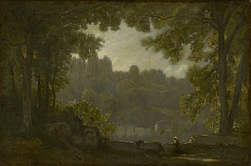 Forest Landscape, , Jean-Baptiste Camille Corot