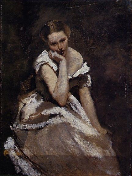 Mélancolie, 1855, Jean-Baptiste Camille Corot