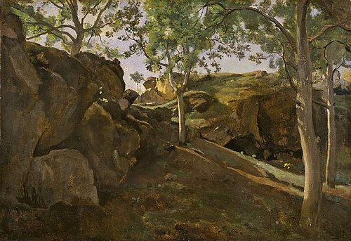 La Châtaigneraie, 1835, Jean-Baptiste Camille Corot