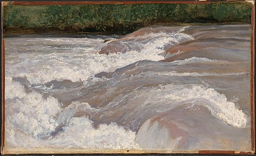 The Velino Above the Cascade of Terni, 1826, Jean-Baptiste Camille Corot
