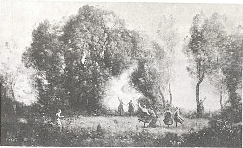 Dance of the Nymphs, 1860, Jean-Baptiste Camille Corot