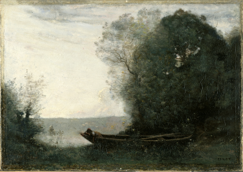 Rêverie sur l'étang, 1857, Jean-Baptiste Camille Corot