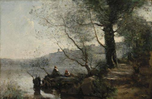 View of Lake Garda, 1867, Jean-Baptiste Camille Corot