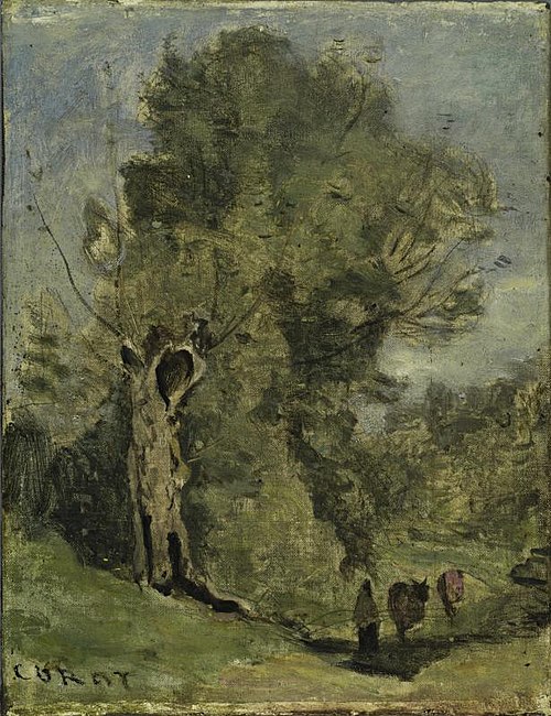 Woodland Scene, 1865, Jean-Baptiste Camille Corot