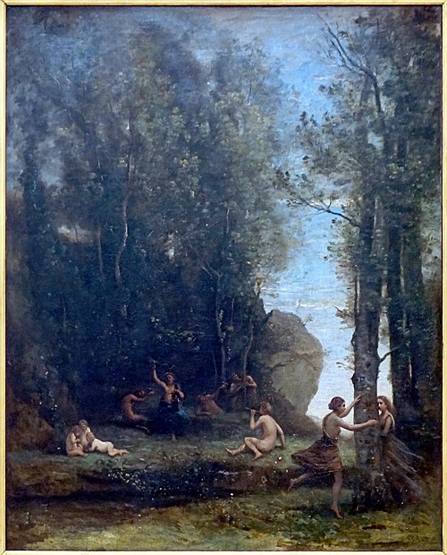 Cache-Cache, 1859, Jean-Baptiste Camille Corot