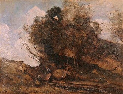 Le Mont Ussy, 1850, Jean-Baptiste Camille Corot