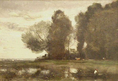 La rivière poissonneuse, , Jean-Baptiste Camille Corot