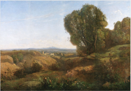 Souvenir of Roquemaure in the Gard, 1853, Jean-Baptiste Camille Corot