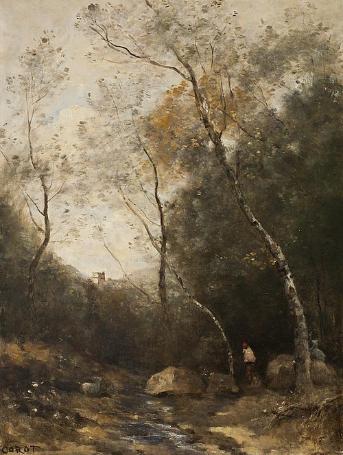 La vallée heureuse, 1867, Jean-Baptiste Camille Corot