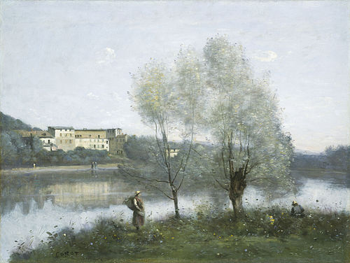 Ville d'Avray, 1865, Jean-Baptiste Camille Corot