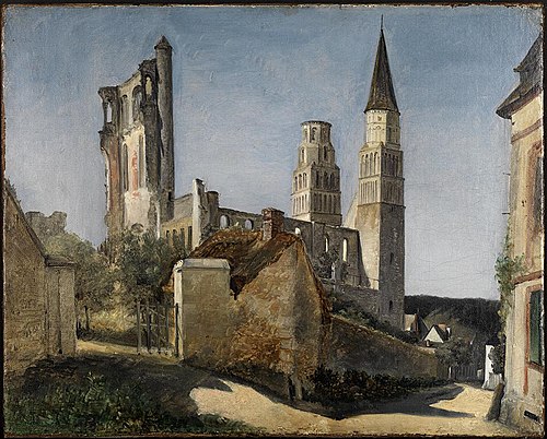 Jumièges, 1830, Jean-Baptiste Camille Corot