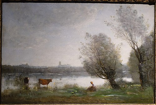 Untitled Landscape, 1867, Jean-Baptiste Camille Corot