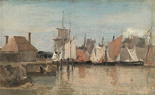 Shipping, 1835, Jean-Baptiste Camille Corot
