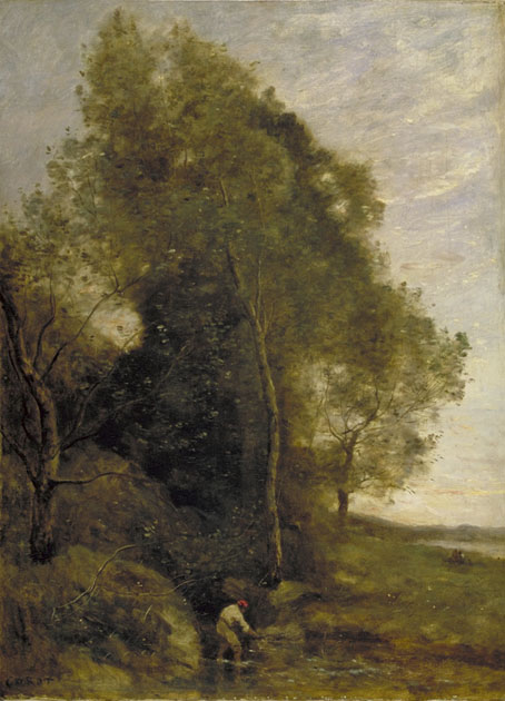 The Crayfisher, 1867, Jean-Baptiste Camille Corot