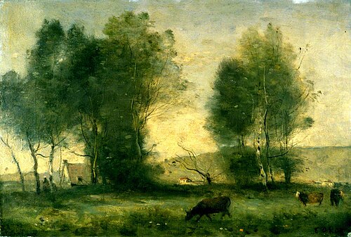 Landscape, , Jean-Baptiste Camille Corot