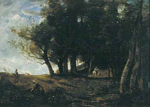 The Wood Gatherers, , Jean-Baptiste Camille Corot