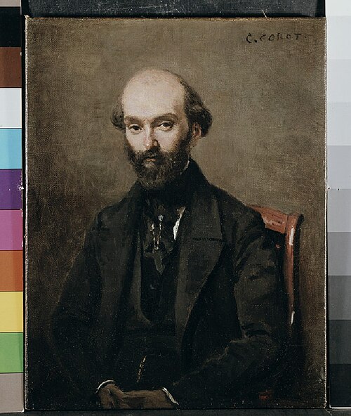 M. Bison (J. D. Alphonse Bison), 1852, Jean-Baptiste Camille Corot