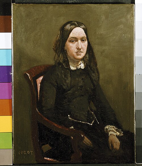 Mme Bison, 1852, Jean-Baptiste Camille Corot