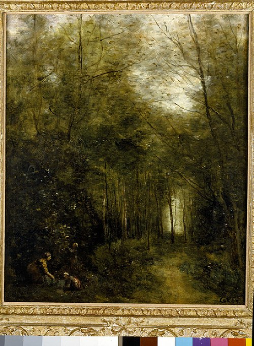 Montfermeuil, the Brook in the Wood, 1867, Jean-Baptiste Camille Corot