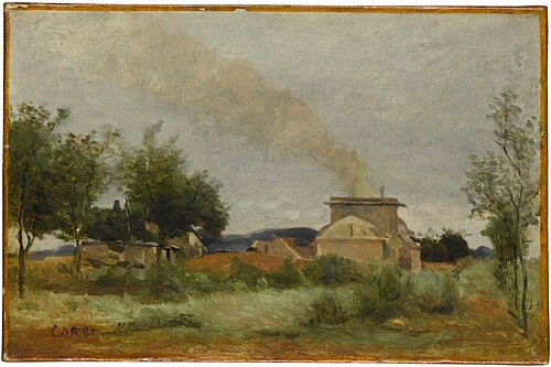 Le four à briques, 1840, Jean-Baptiste Camille Corot