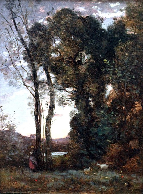 Souvenir de Dardagny, 1855, Jean-Baptiste Camille Corot