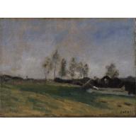 Etude de paysage, 1867, Jean-Baptiste Camille Corot