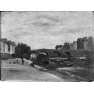 Paris. Le Pont-neuf, , Jean-Baptiste Camille Corot