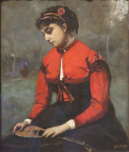 La Cigale, 1865, Jean-Baptiste Camille Corot