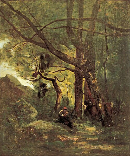 Woodland glade, 1843, Jean-Baptiste Camille Corot
