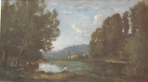 Paysage, , Jean-Baptiste Camille Corot