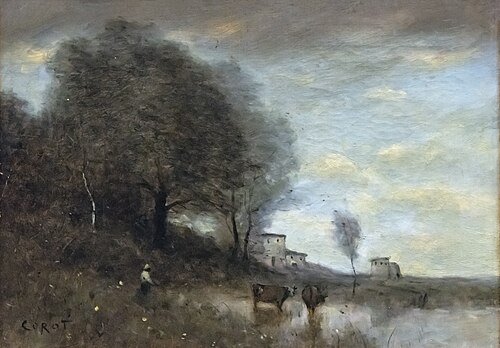 Paysage, , Jean-Baptiste Camille Corot