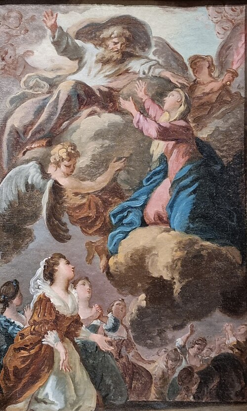 L'intercession de la Vierge, 1769, Nicolas-René Jollain