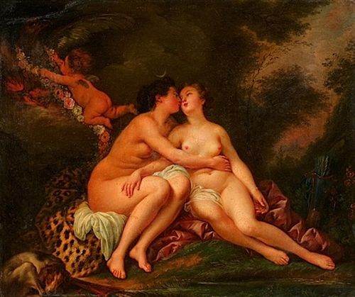 Diane et Callisto, 1770, Nicolas-René Jollain