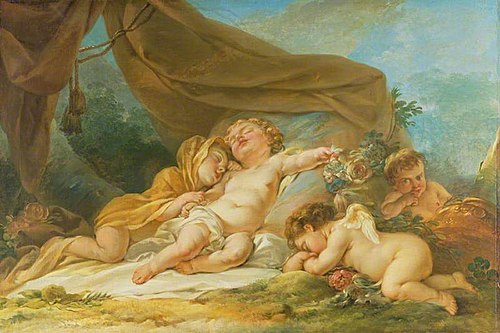 Sleeping Child, 1781, Nicolas-René Jollain