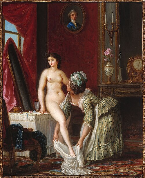 La Toilette, 1780, Nicolas-René Jollain