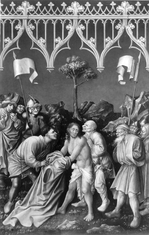 Tabula Magna: Disrobing of Jesus, 1445, Gabriel Angler