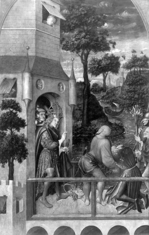 Tabula Magna: Beheading of Saint Quirin, 1445, Gabriel Angler