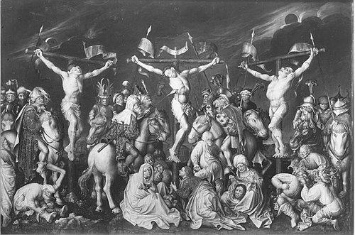 Tabula Magna: The Crucifixion of Jesus, 1445, Gabriel Angler