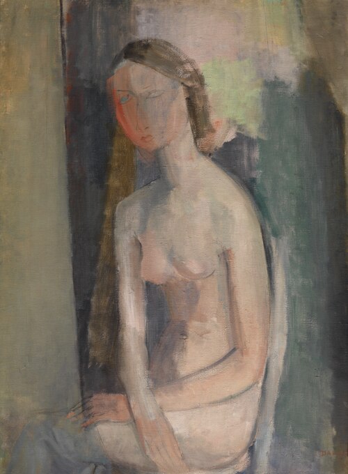 Nude with Arms Crossed, 1927, Hippolyte Daeye