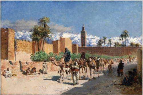 A Camel Caravan, , Herbert William Weekes