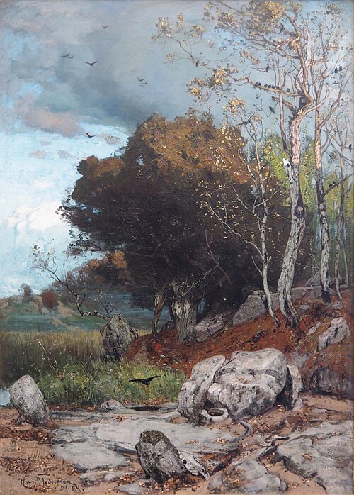 Sacrificial altar, 1884, Hans Peter Feddersen