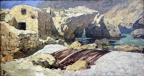 Little navy Capri, 1877, Hans Peter Feddersen