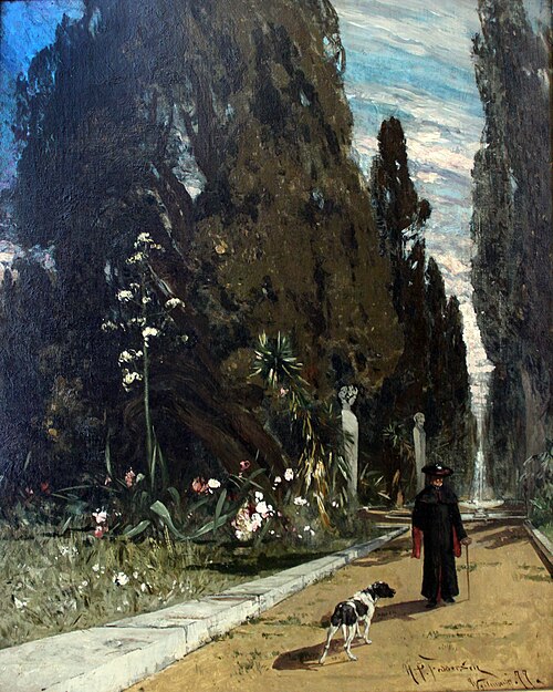 Roman landscape (Tivoli), 1877, Hans Peter Feddersen